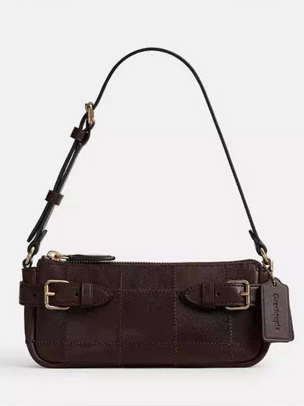 COACH COACHTOPIA Alter/Ego Side Buckle Shoulder Bag, MAPLE - Picture 8 of 8